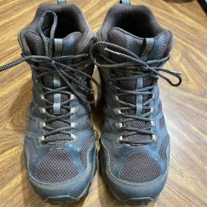 MERRELL Hiking Boots Men's 13 Vibram Sole Select Dry Brown J36981 READ