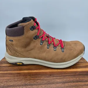 Merrell Hiking Boots Men's 14 Brown Leather Ontario Mid Outdoor Hiking Lace Up