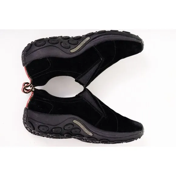 Merrell Jungle Moc Slip On Shoes Loafers Suede Black Women's Sz 10.5