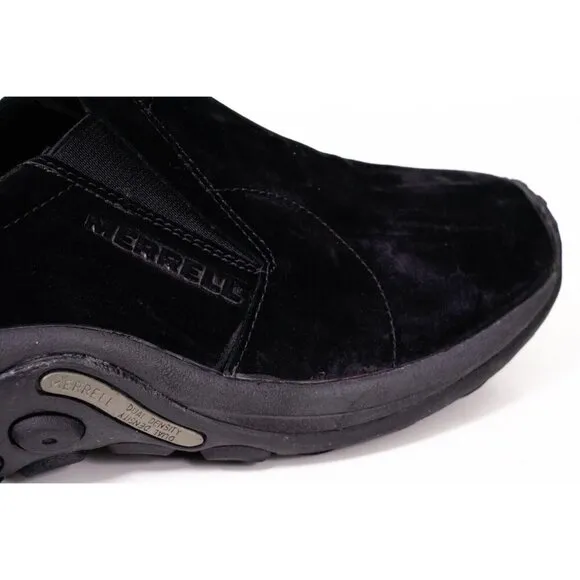 Merrell Jungle Moc Slip On Shoes Loafers Suede Black Women's Sz 10.5