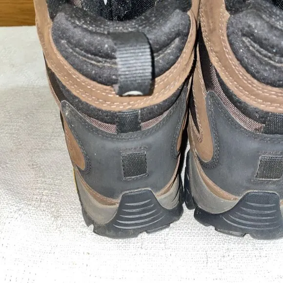 Merrell Men’s Hiking Boots Size 13 M Brown Leather Outdoors Rugged Athleisure