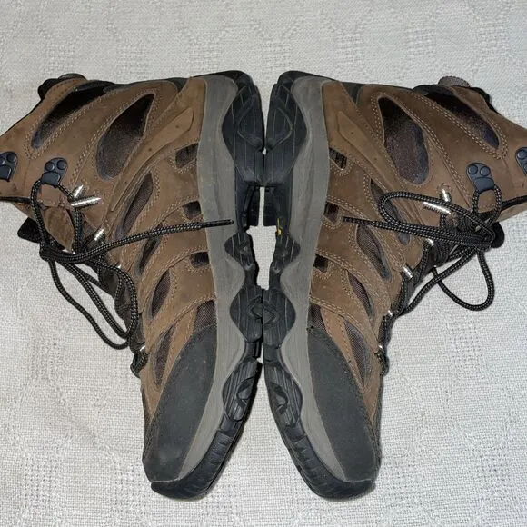 Merrell Men’s Hiking Boots Size 13 M Brown Leather Outdoors Rugged Athleisure