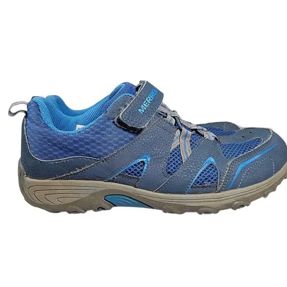 Merrell ML-B Trail Chaser Boys Youth 6.5M Hiking Outdoor Shoes Blue Size