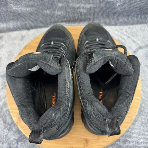 Merrell Moab 2 Boots Mens Size 7.5 Black Hiking Vent Trail Outdoor Vibram