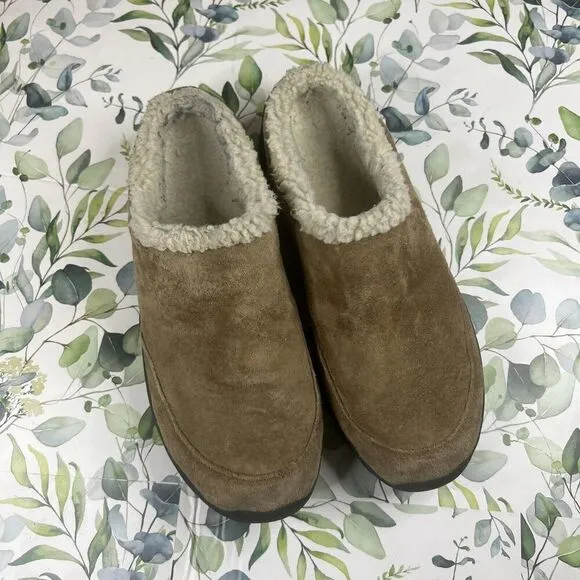 Merrill Winter Slides Camel Slides Slip Ons Shoes 8