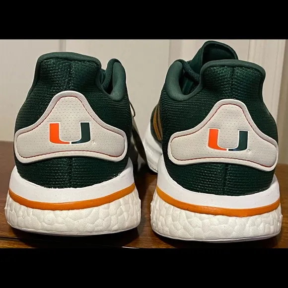 Miami Hurricanes Adidas Supernova THE U Running Shoes H01295 Men S 6.5 Wmn S 7.5