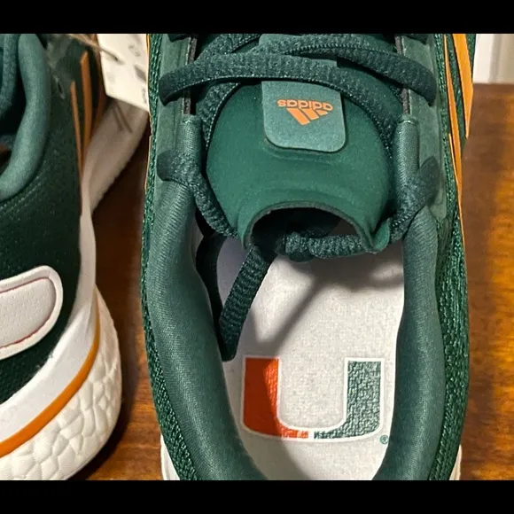 Miami Hurricanes Adidas Supernova THE U Running Shoes H01295 Men S 6.5 Wmn S 7.5