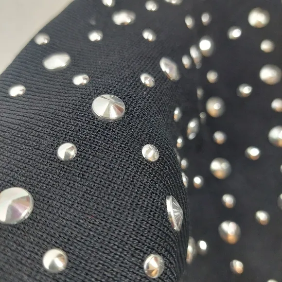 Michael Kors Black Studded Jersey Dress