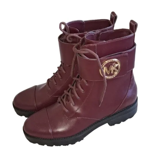 Michael Kors Burgundy Boots Size 7M