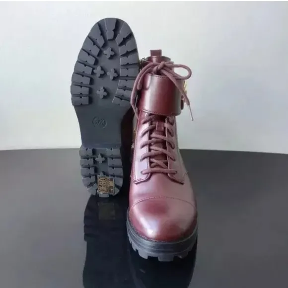 Michael Kors Burgundy Boots Size 7M