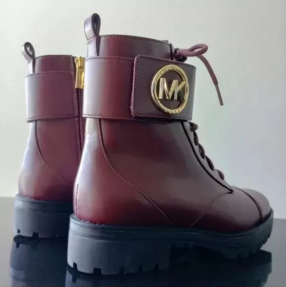 Michael Kors Burgundy Boots Size 7M