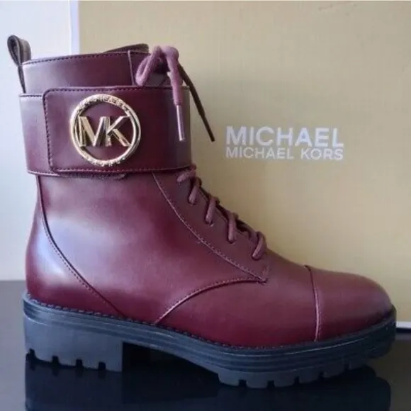 Michael Kors Burgundy Boots Size 7M