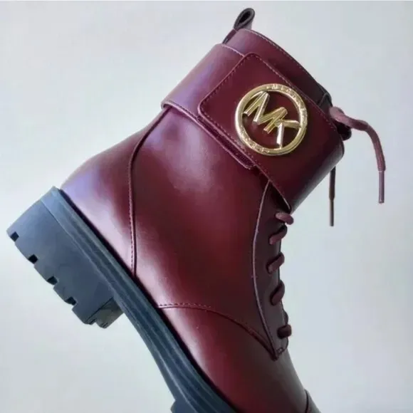Michael Kors Burgundy Boots Size 7M