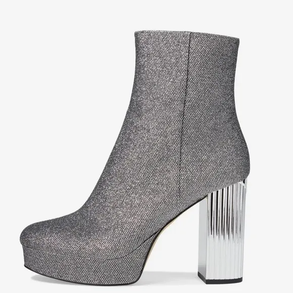Michael Kors Porter Glitter Platform Dress Booties