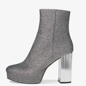 Michael Kors Porter Glitter Platform Dress Booties
