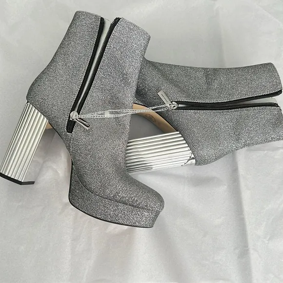 Michael Kors Porter Glitter Platform Dress Booties