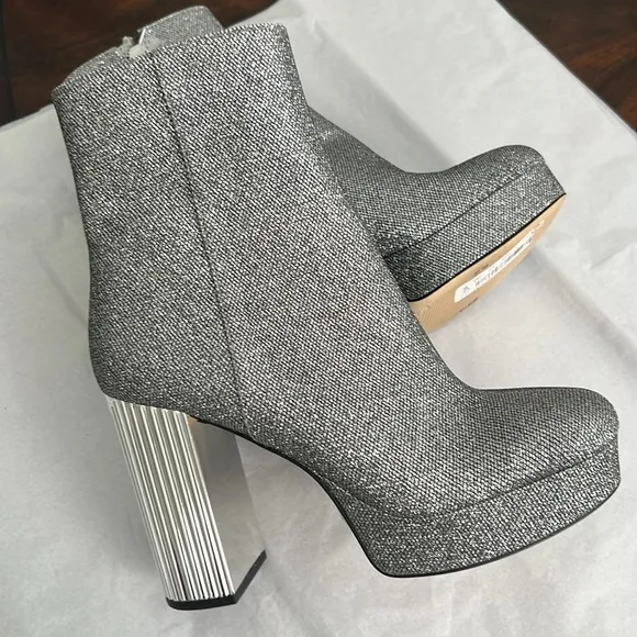Michael Kors Porter Glitter Platform Dress Booties