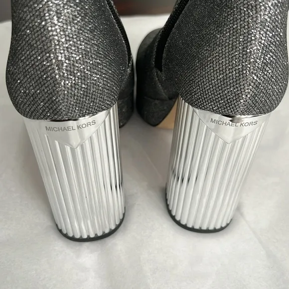 Michael Kors Porter Glitter Platform Dress Booties