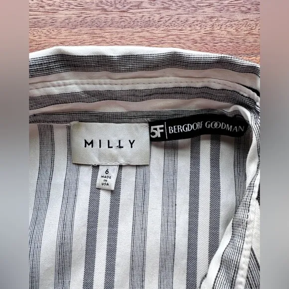 Milly striped dress size 6