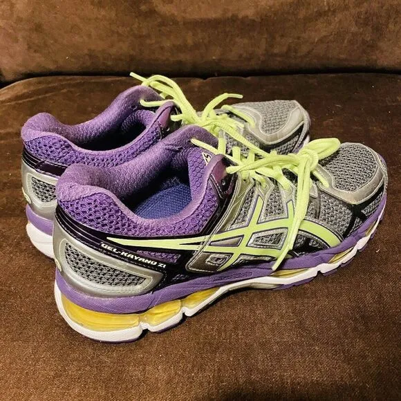 Mint Condition ASICS GEL KAYANO 21 10 US 42 EUR Womens Running Shoes Purple