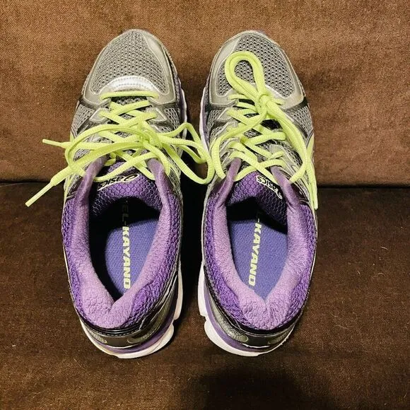 Mint Condition ASICS GEL KAYANO 21 10 US 42 EUR Womens Running Shoes Purple