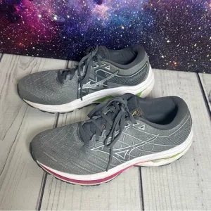 Mizuno Wave Inspire 18 Womens Athletic Running Sneakers Shoes Sz 10 Grey