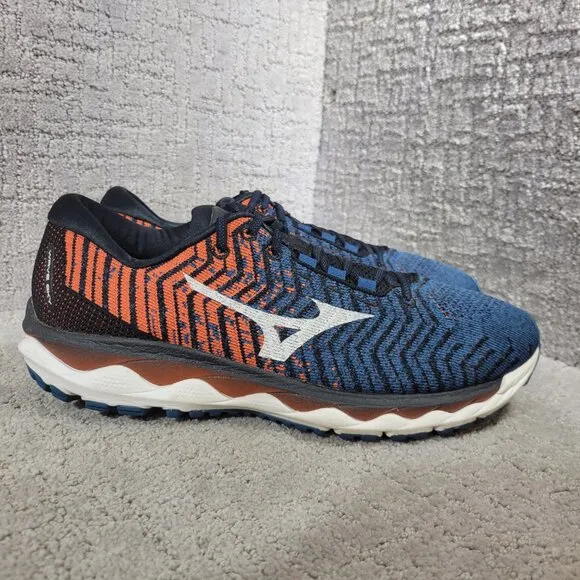 Mizuno Wave Sky Waveknit 3 Men's Size 12 US Multicolor Running Shoes 7794439