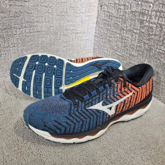 Mizuno Wave Sky Waveknit 3 Men's Size 12 US Multicolor Running Shoes 7794439
