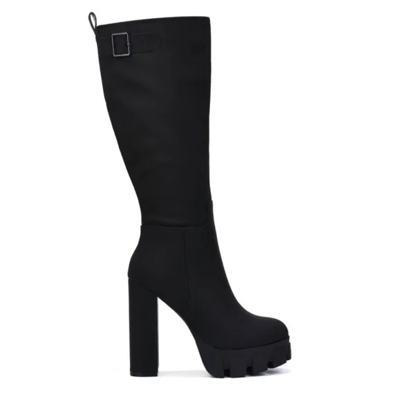 Monica platform boot black