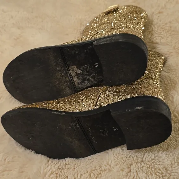 Monnalisa gold boots
