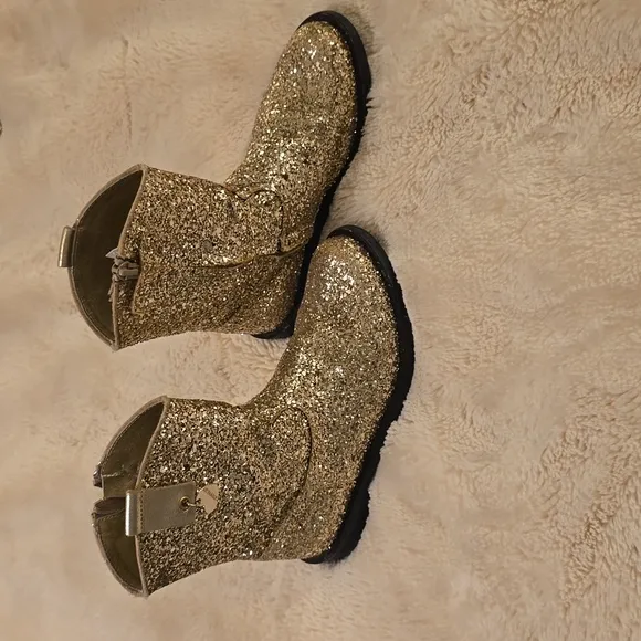Monnalisa gold boots