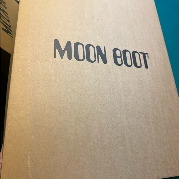 Moon Boot ICON BLACK RUBBER BOOTS