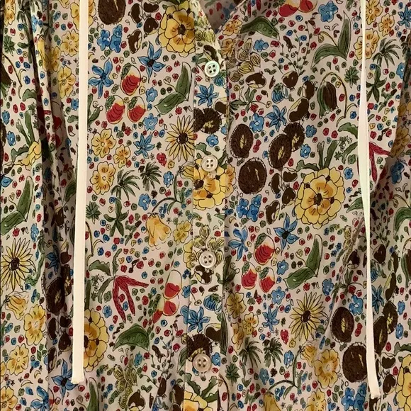 Moschino Multicolored Dress with Elastic Waistband