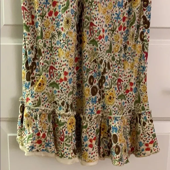 Moschino Multicolored Dress with Elastic Waistband