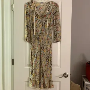 Moschino Multicolored Dress with Elastic Waistband