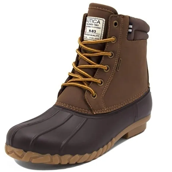 Nautica Men’s Winter Boots sz 12 Suede Waterproof NEW # H411