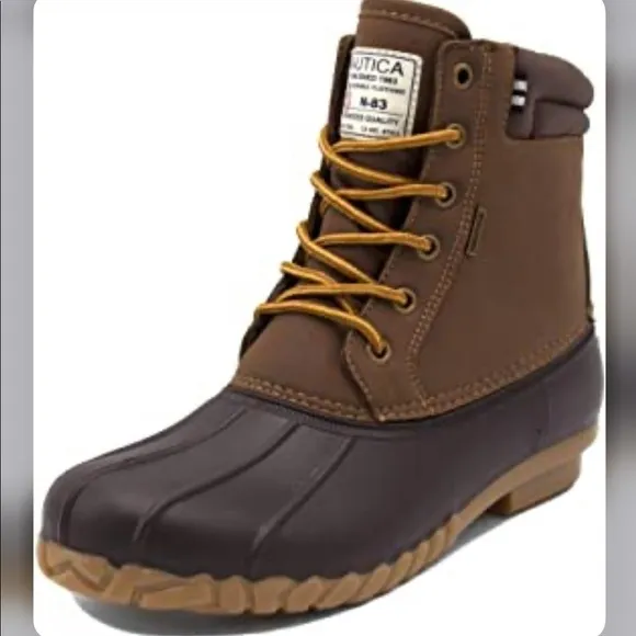 Nautica Men’s Winter Boots sz 12 Suede Waterproof NEW # H411