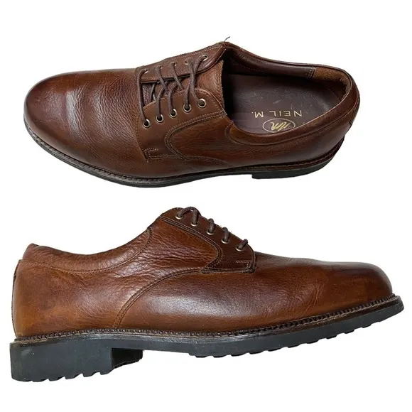 𝅺NEIL M Wynne Lace Up Shoes Cognac
