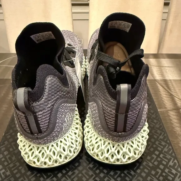 NEW Adidas Alpha edge 4d ‘Ash Green’ Gray Running Shoes mens 7