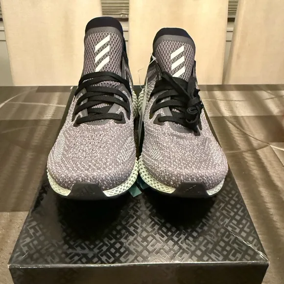 NEW Adidas Alpha edge 4d ‘Ash Green’ Gray Running Shoes mens 7