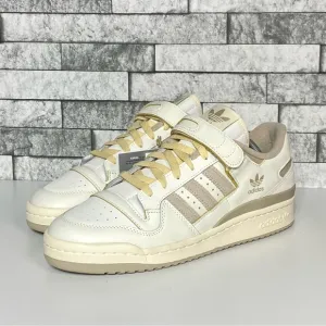 New Adidas Forum 84 Low Mens 9.5 Khaki Crème Sneakers