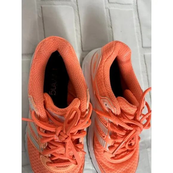 New Adidas orange running sneakers women's size 5