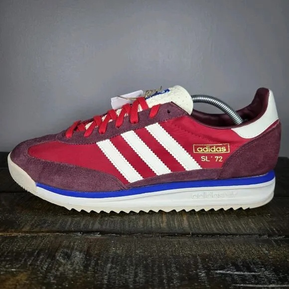 NEW adidas Originals SL 72 RS Mens Size 9.5 Running Shoe Shadow Red White JI1280