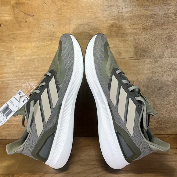 NEW Adidas Pureboost 5 Mens Size 13 Running Shoes Sneakers Beige Olive IF9195