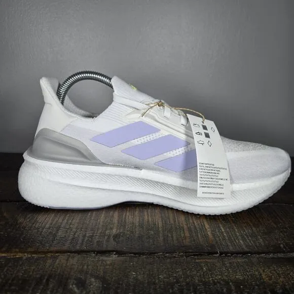 NEW Adidas Ultraboost 5X W Womens Size 8.5 Running Shoes White Violet JH9022