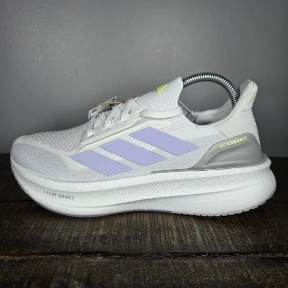 NEW Adidas Ultraboost 5X W Womens Size 8.5 Running Shoes White Violet JH9022