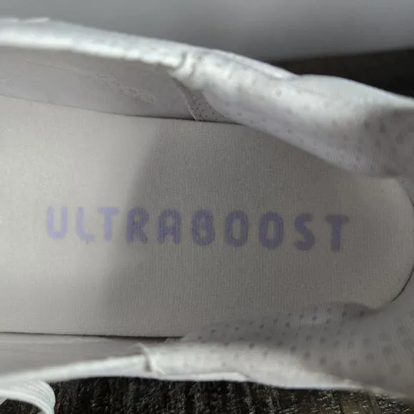 NEW Adidas Ultraboost 5X W Womens Size 8.5 Running Shoes White Violet JH9022