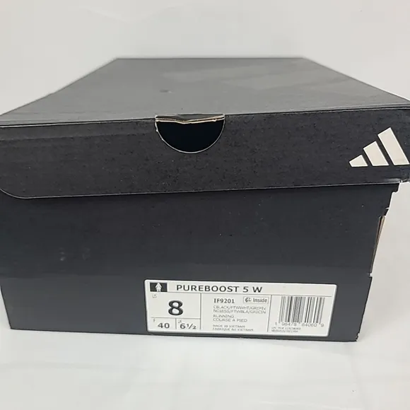 NEW Adidas Women's Pureboost 5 Black Running Shoes Sz 8 NIB