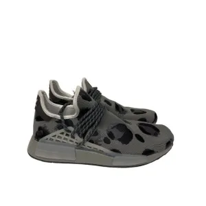 NEW! Adidas x Pharrell Williams Animal Print NMD  Grey Sneakers Shoes Men's 9.5