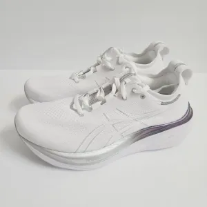 NEW Asics Womens Gel Nimbus 26 Running Shoes 1012B720 Size 10 White